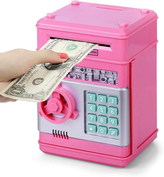 Piggy Bank ATM Bank Coin Money Bank Electronic Money Savings Box for Kids Toys