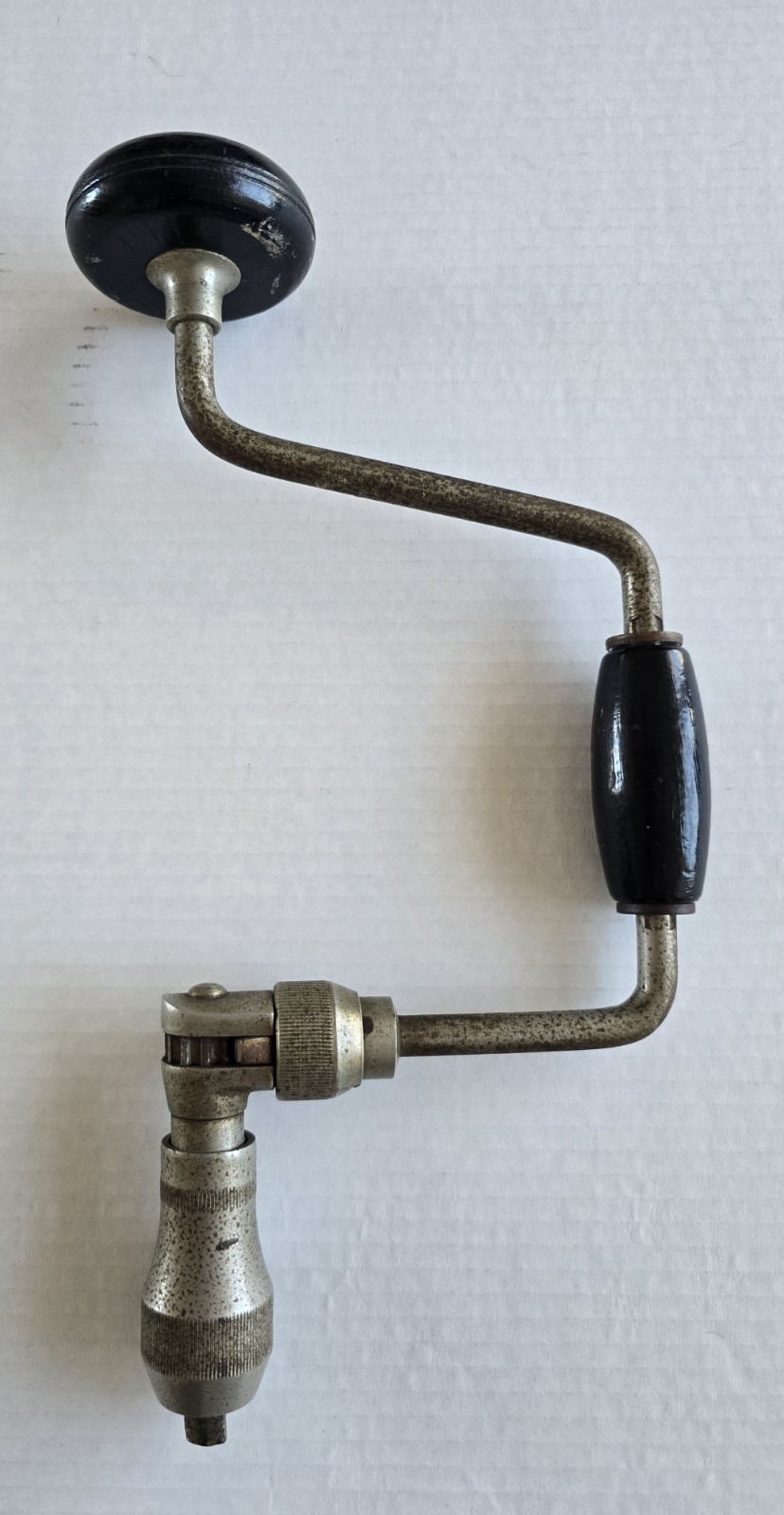 Rare JSB / Pexto Antique Ratchet Brace Hand Drill - Woodworking Tool USA