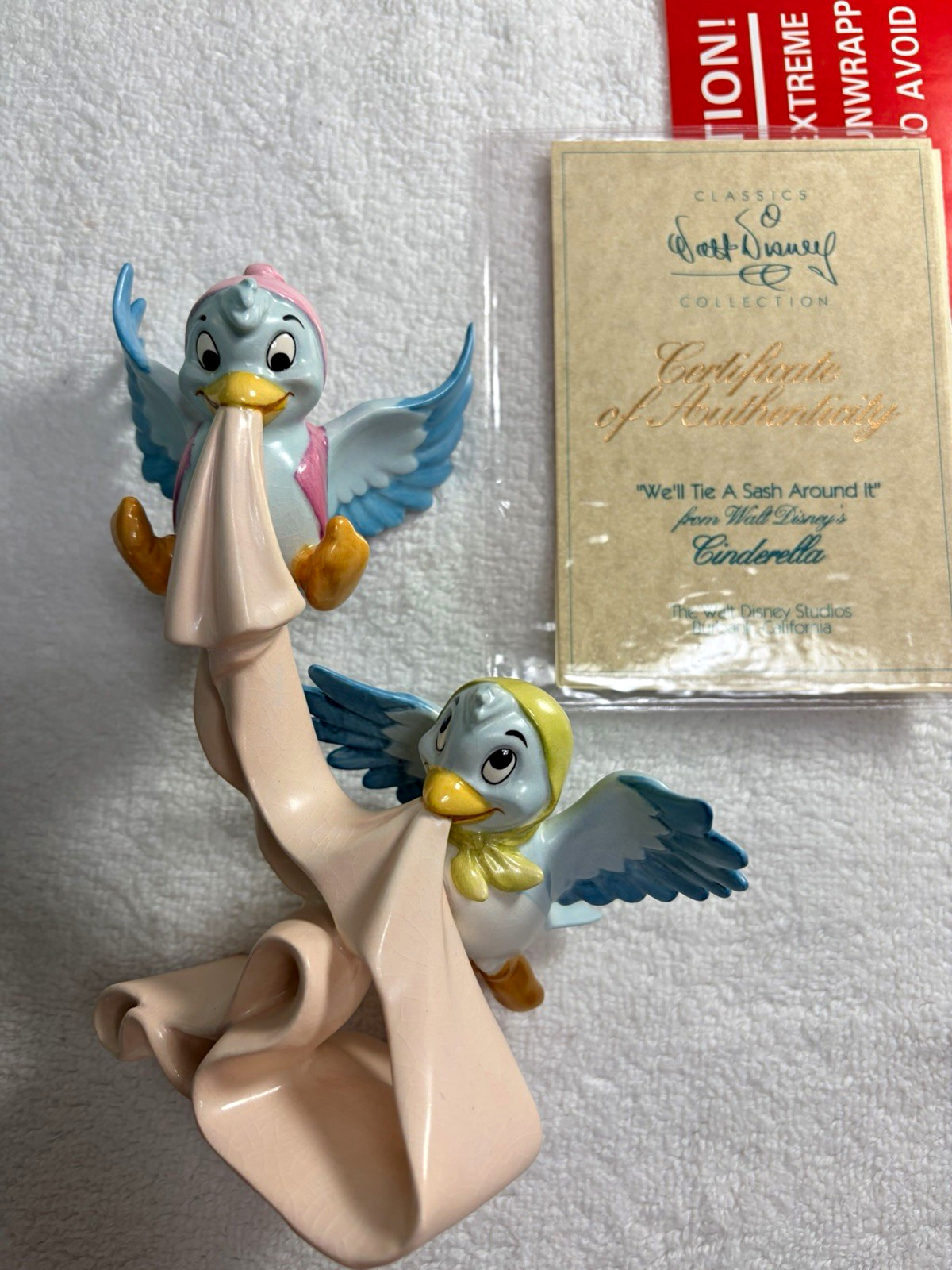 WDCC Cinderella “We’ll Tie A Sash Around It” 6” Box & COA WDCC Cinderella “We’ll Tie A Sash Around It” 6” Box & COA