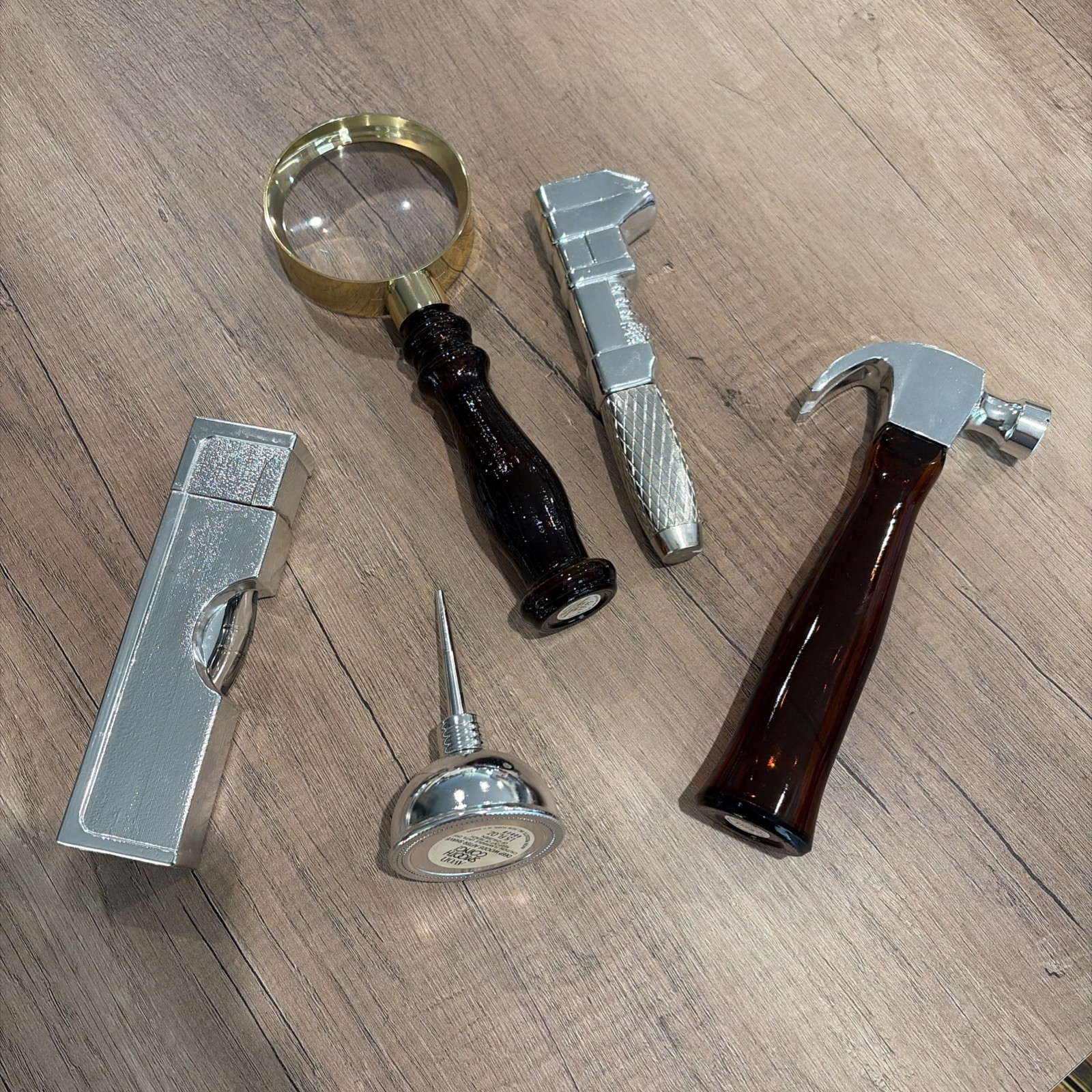 Vintage Avon Cologne/Aftershave Decanters - Lot Of 5 Tool Bottles