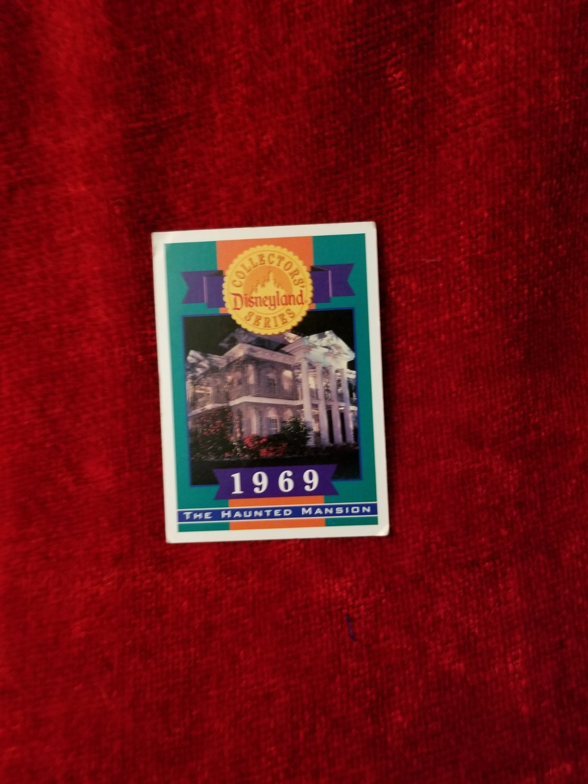 Disneyland Collectors' Series Card Haunted Mansion 1969 Disneyland Collectors' Series Card Haunted Mansion 1969