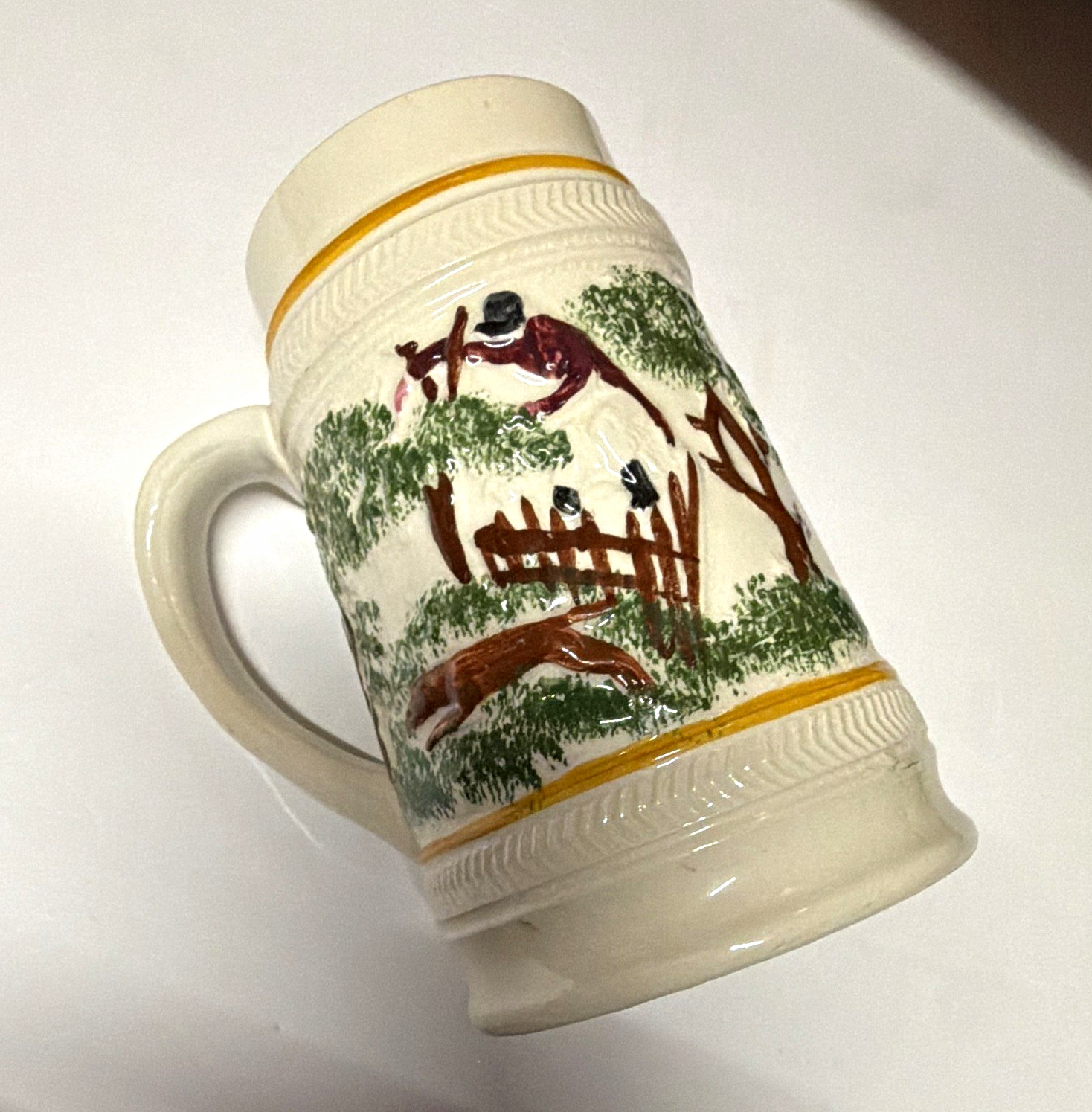 Vintage T.G. Green Old Canterbury Hunt Scene Tankards Steins England
