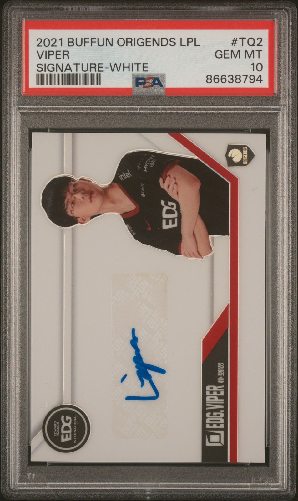 2021 Buffun Origends LPL League of Legends LOL LCK Viper Auto Esports PSA 10