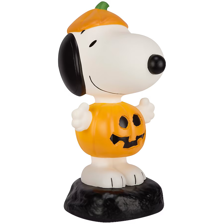 Peanuts 2-ft Peanuts Lighted Snoopy Pumpkin Blow Mold 6022048 