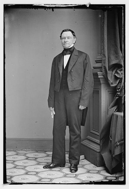Photo:James W Girard Portrait Photo 1850s Formal Studio Full Body