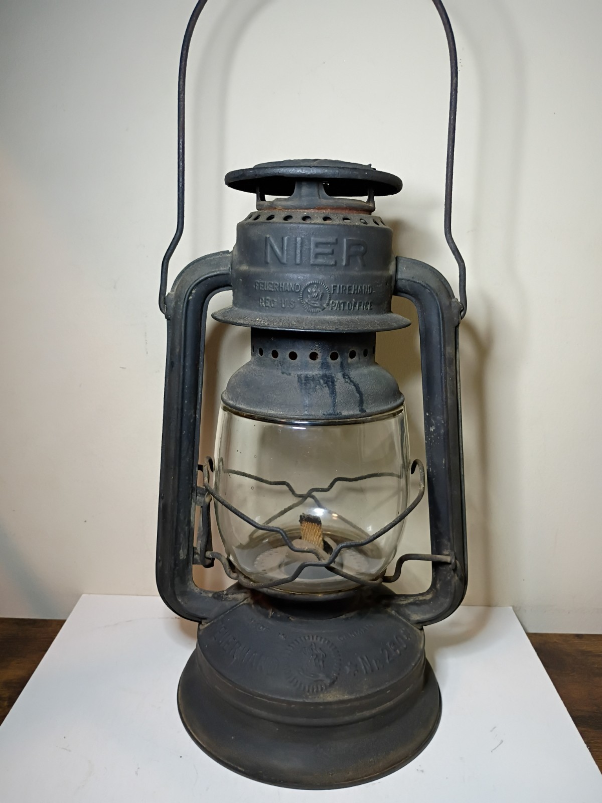 Antique 1920s Feuerhand NIER No. 260 Lantern Germany Original