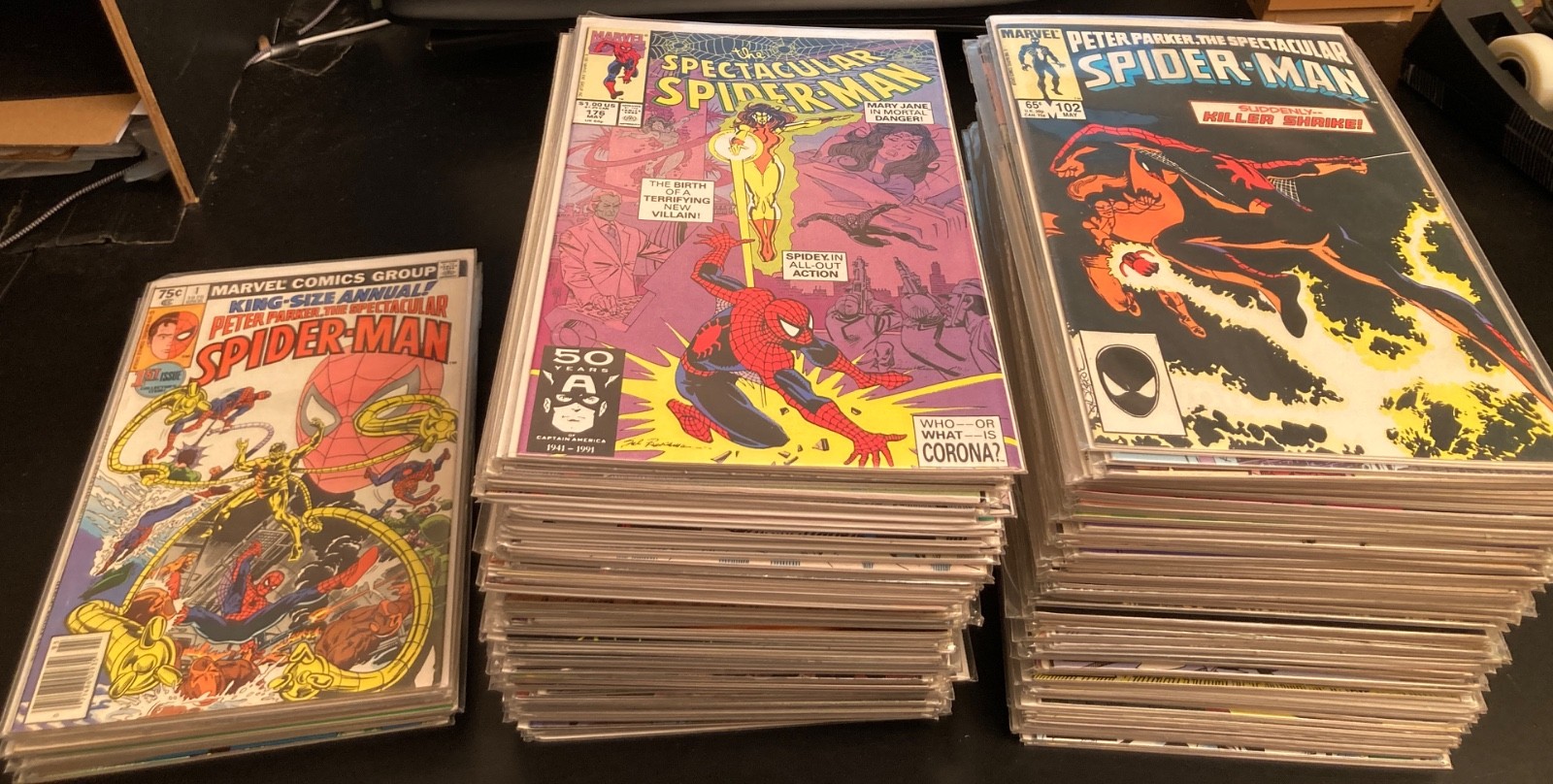 WOW HUGE RUN of *158* P PARKER SPECTAC. SPIDER-MAN #102-251 + 8 Anns *Keys*