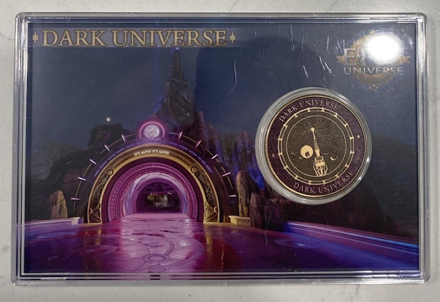 Universal Epic Universe 1 Year Anniversary Coin Limited Dark Universe NIP Universal Epic Universe 1 Year Anniversary Coin Limited Dark Universe NIP