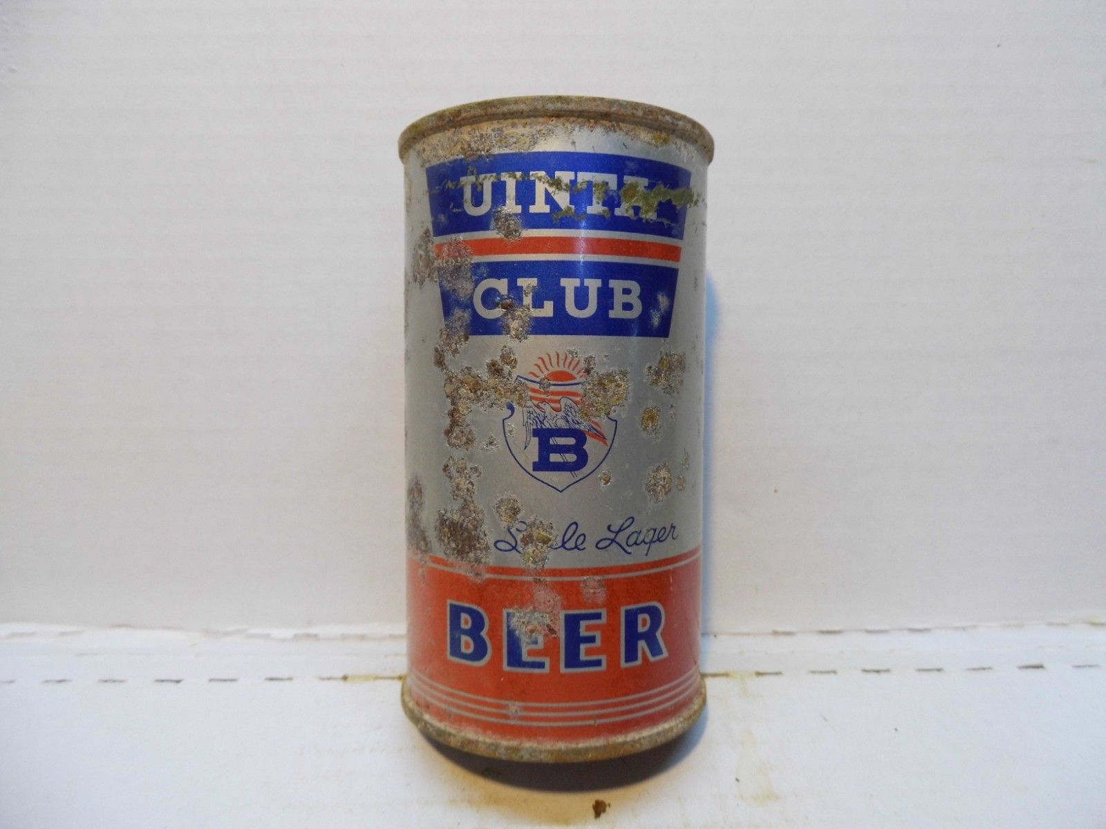 UINTA CLUB O/I IRTP FLAT TOP BEER CAN~BECKERS PRODUCTS, OGDEN, UT