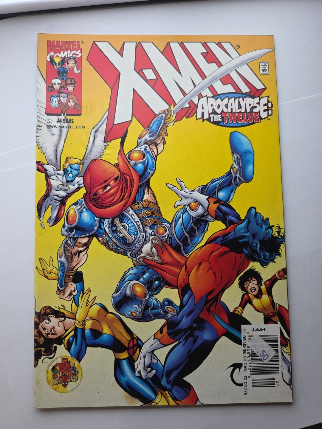 X-Men #96 Vol. 2 Super Rare Newstand 📰Marvel Comics 2000 B&B X-Men #96 Vol. 2 Super Rare Newstand 📰Marvel Comics 2000 B&B