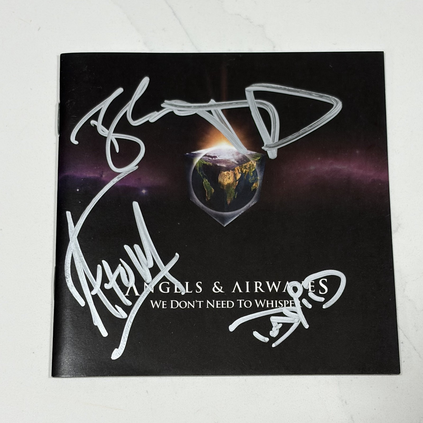 Angels & Airwaves We Don\'t Need To Whisper Autographed Album Booklet Only Case