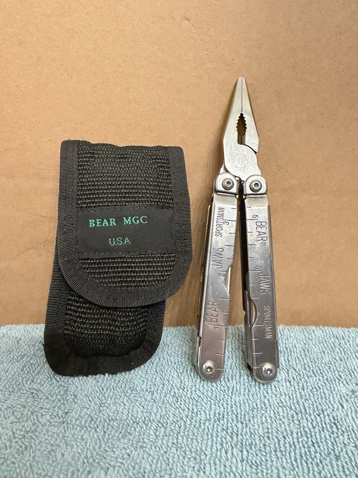 Bear MGC Bear Jaws Sportsman Multitool Pocket Knife USA MADE NEW OLD STOCK READ