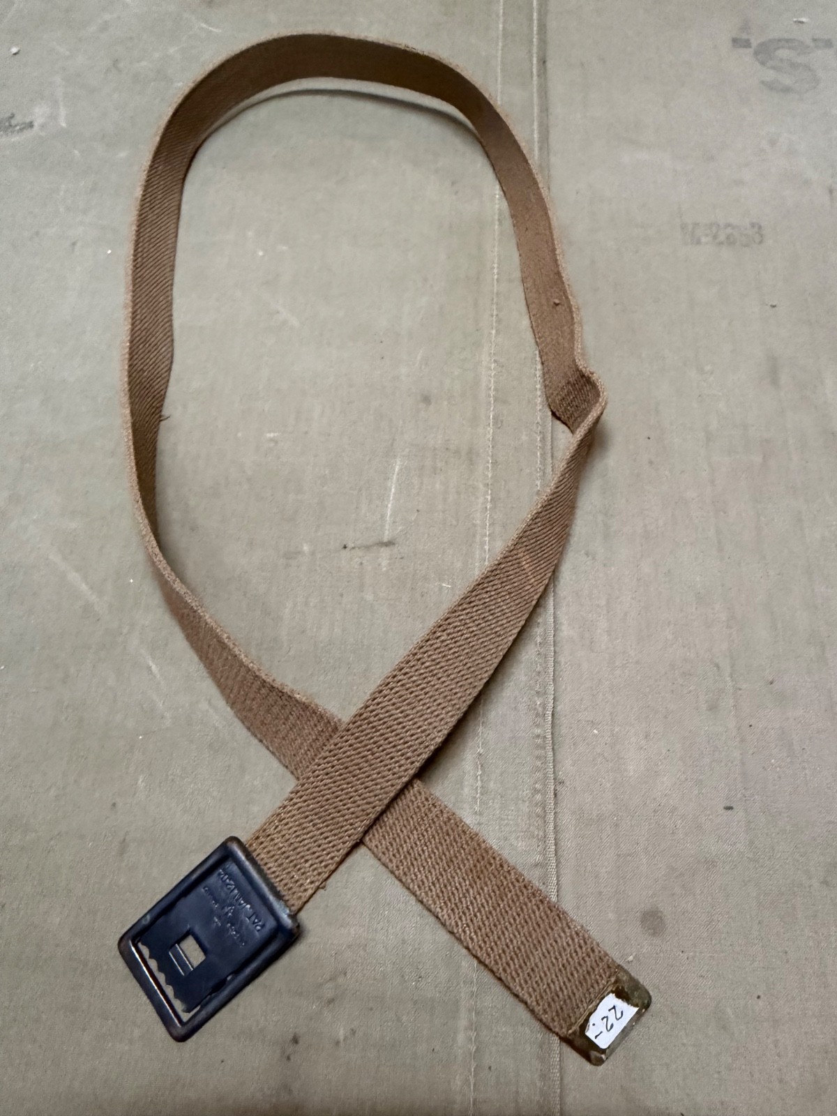 ORIGINAL WWI US ARMY M1917 TROUSERS BREECHES WAIST BELT-MEDIUM