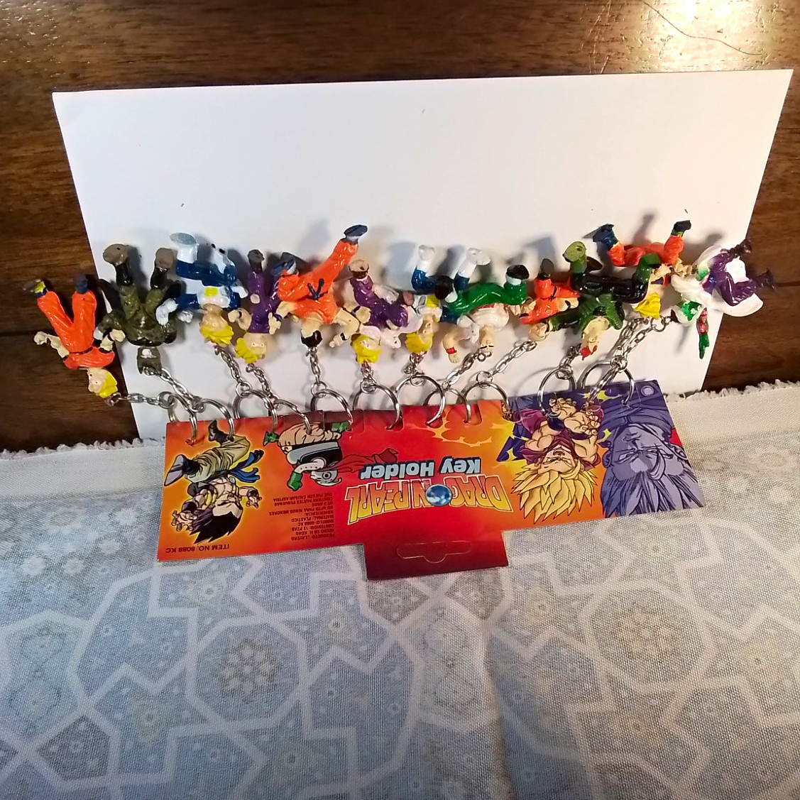 12 Pc Vintage Unlicensed Unbranded Bootleg Dragon Ball Z Dragon Pearl Key Chains