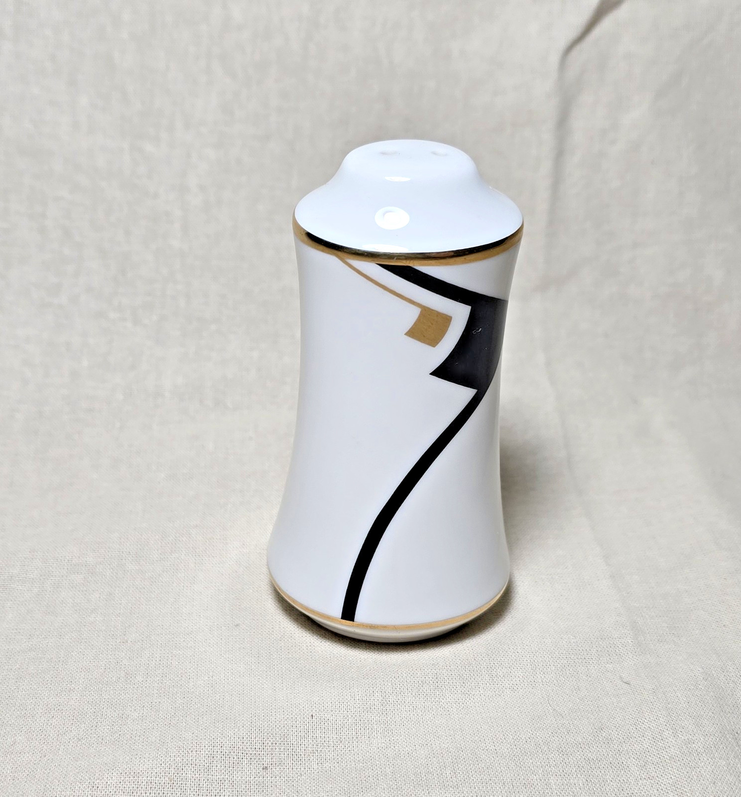 Noritake #7736 Portfolio Art Deco Japan Salt Shaker Fine China MCM