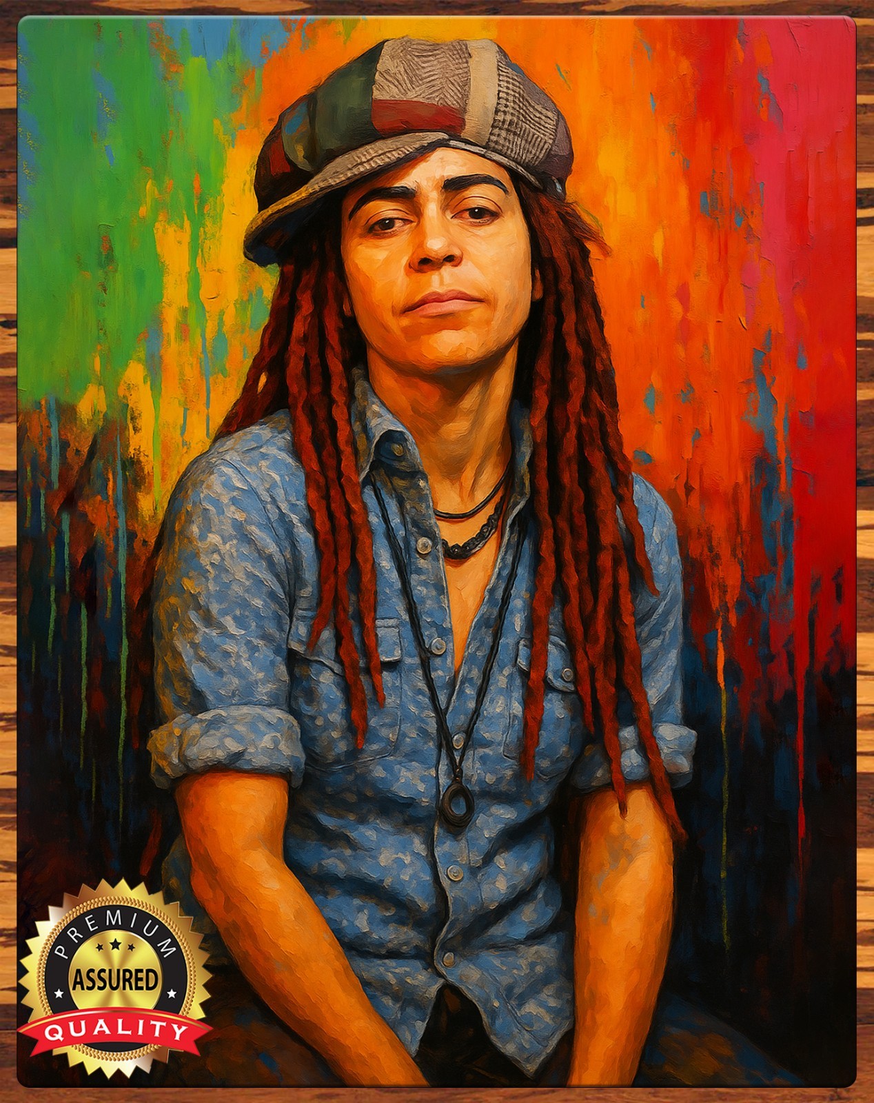 Linda Perry - 4 Non Blondes - Whats Up - Tribute Art - Metal Sign 11 x 14