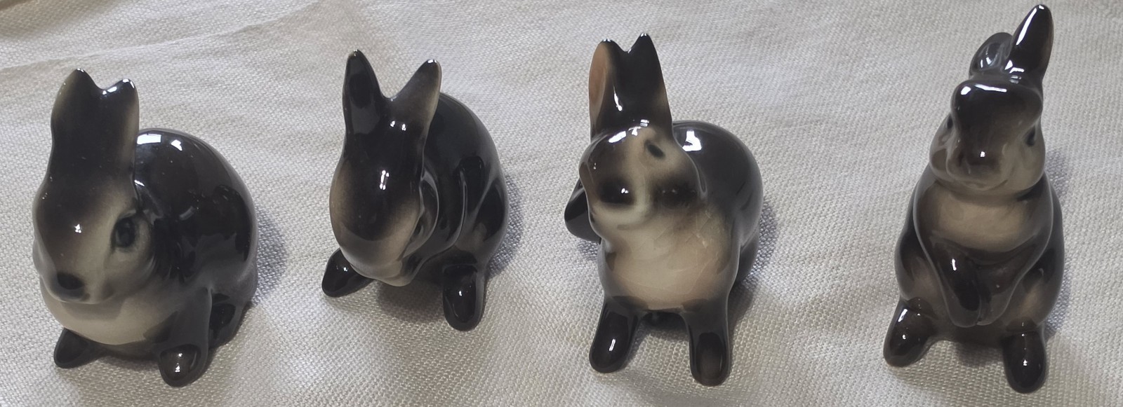4 Goebel Rabbits Mint Condition - Rare