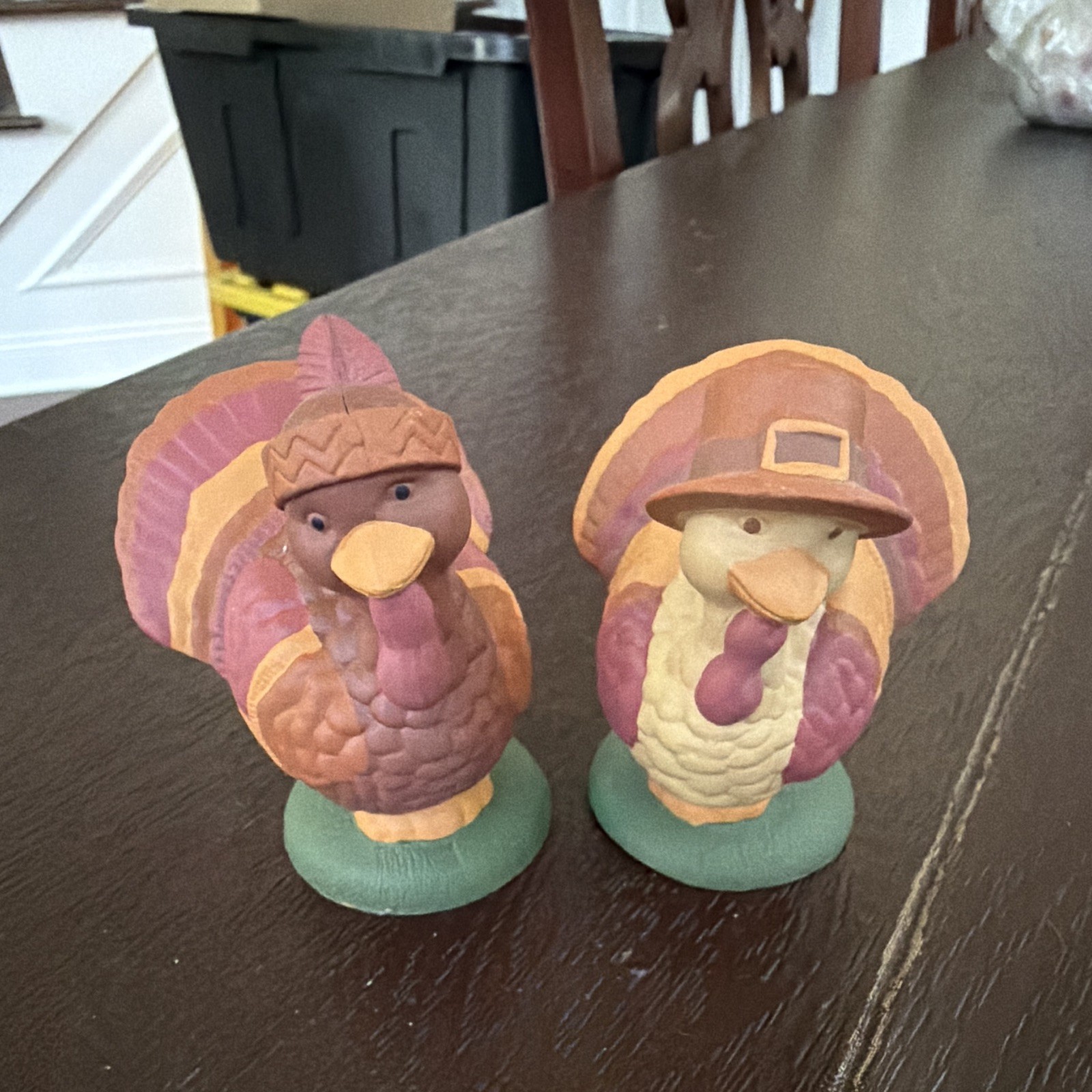 Thanksgiving Turkey Salt & Pepper Shakers Set of 2, Multicolor Resin