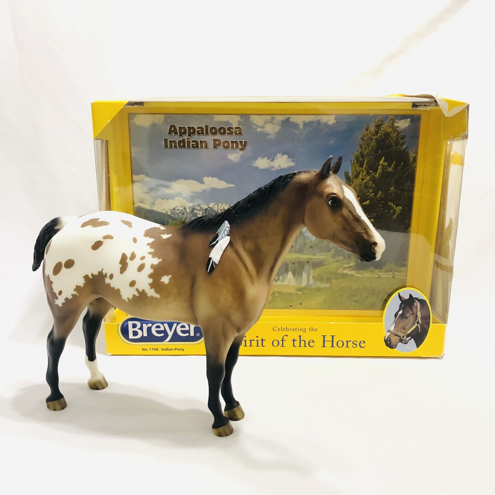 Breyer Appaloosa Performance Horse #1706 Bay Blanket Indian Pony Retired 2013