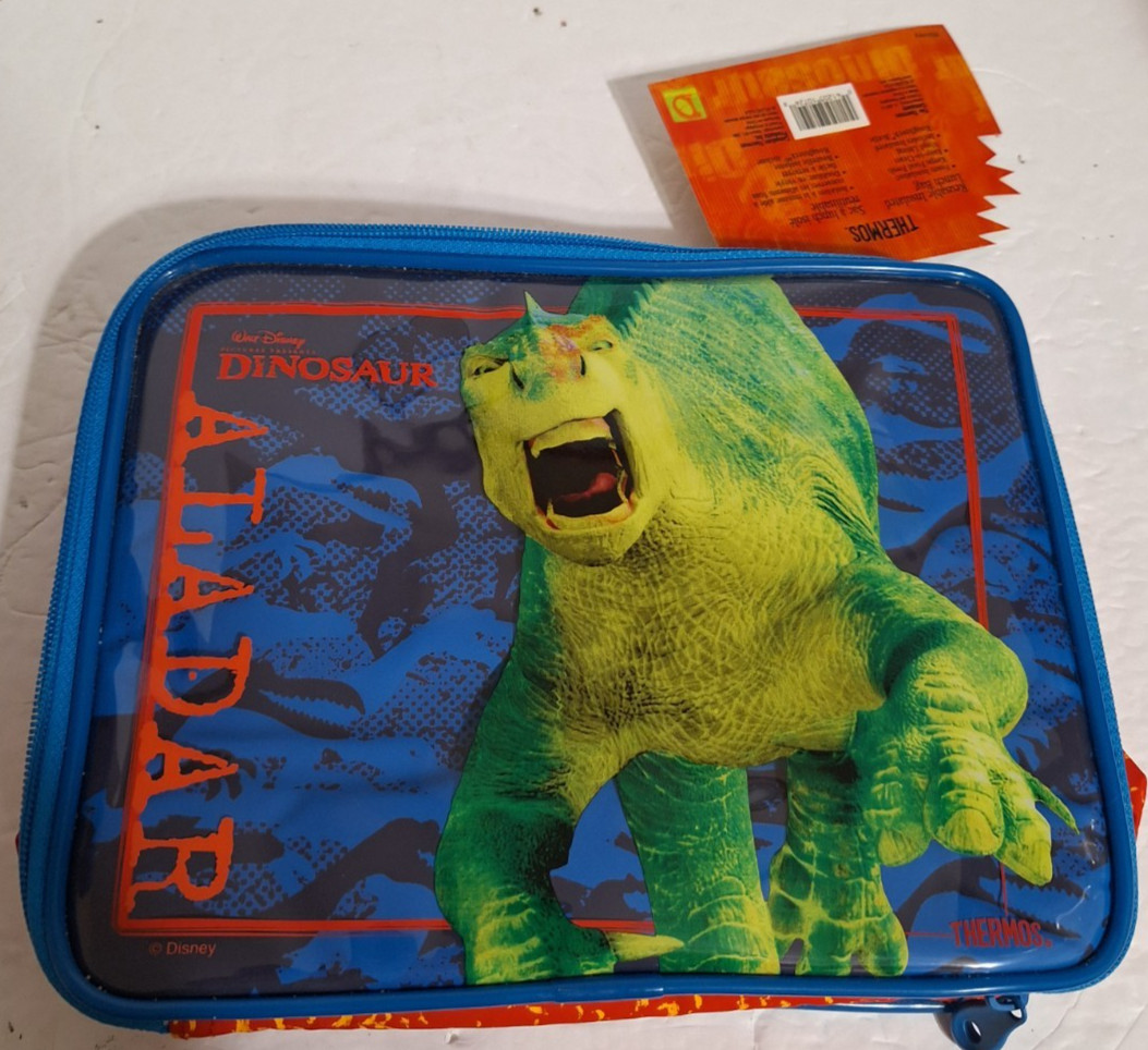 Rare Vintage 2000 Walt Disney Dinosaur Aladar Thermos Brand Lunch Box NWT