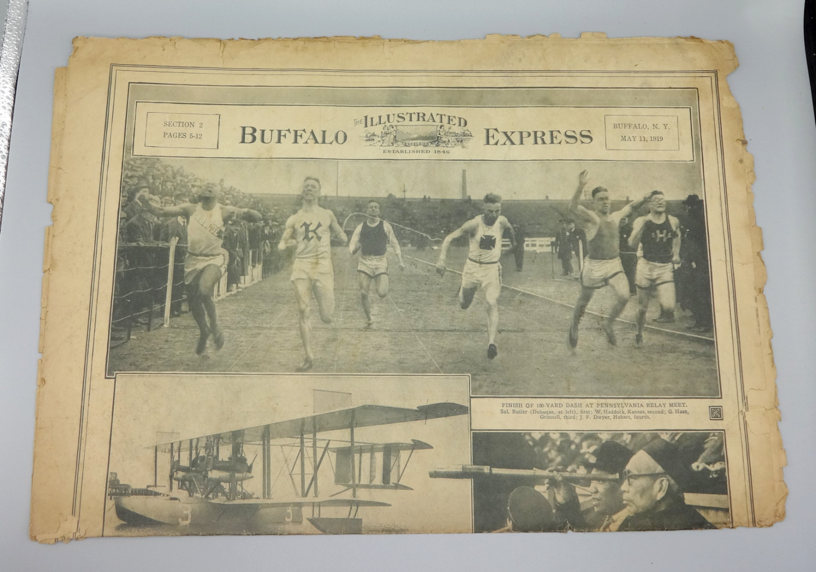 Antique Vintage May 11, 1919 The Buffalo Express Illustrated Old Newspaper