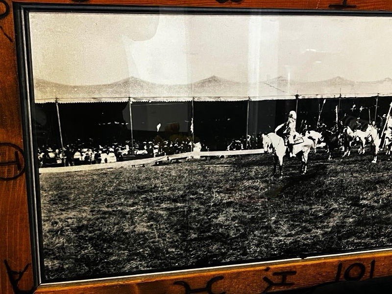 Buffalo Bill Wild West Show Vintage Panoramic Photo Custom  Framed Reprint 19x74