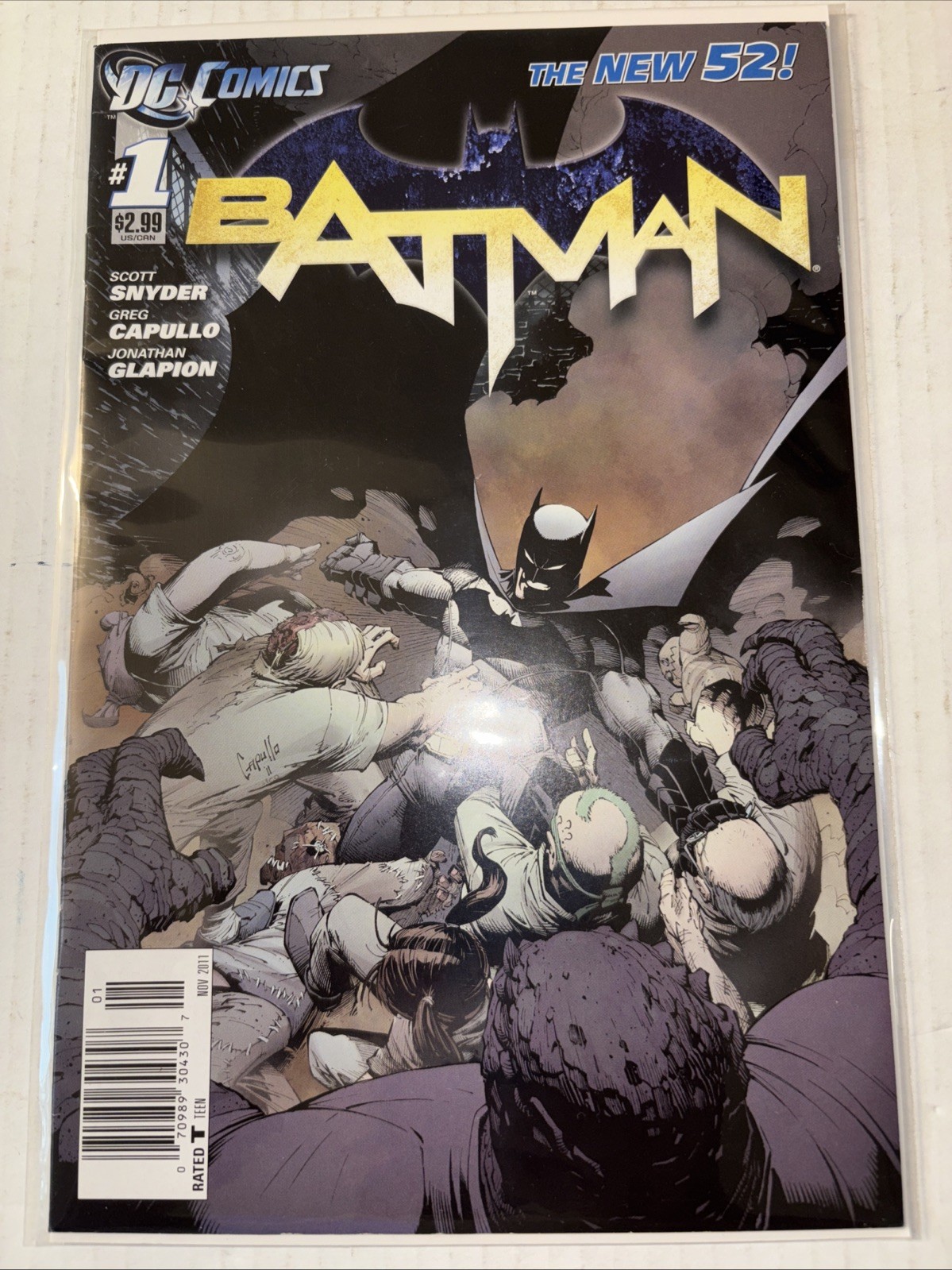 Batman#1 New 52, Newsstand Super Scarce, VF/NM, DC Comics, 1st Printing