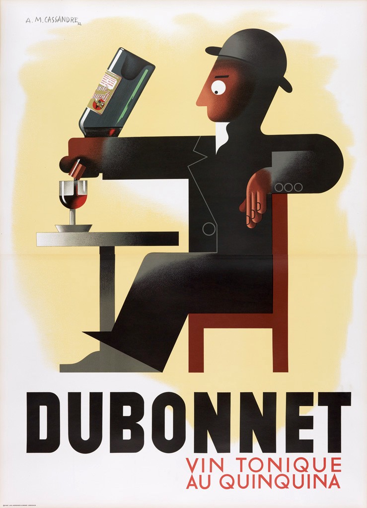 Dubonnet Vintage Ad Poster - Art Deco by A.M. Cassandre (1932) 🍷 24x36” Dubonnet Vintage Ad Poster - Art Deco by A.M. Cassandre (1932) 🍷 24x36”