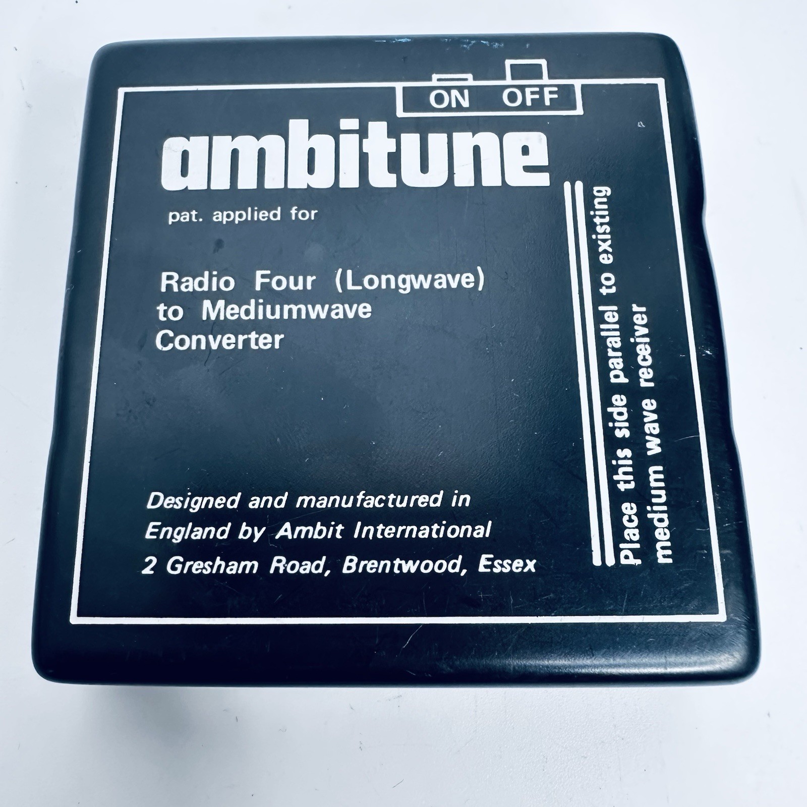 Vintage 1978 Ambitune Radio 4 Longwave to MW Converter Ambit UK Rare UNTESTED