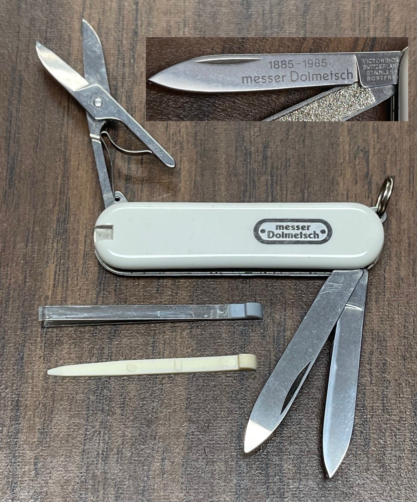 Rare 1985 Victorinox SD Messer Dolmetsch 1885-1985 Centennial Celebration Knife