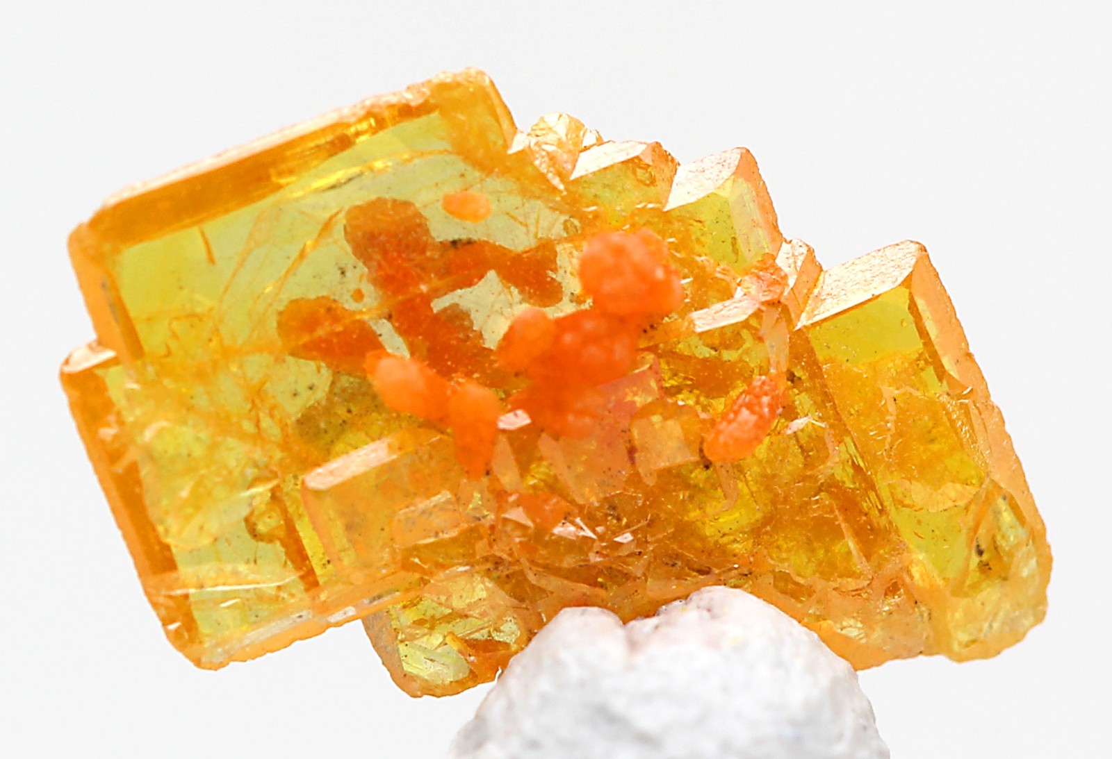 WULFENITE MIMETITE Crystal Mineral Specimen Cluster SAN FRANCISCO MINE MEXICO