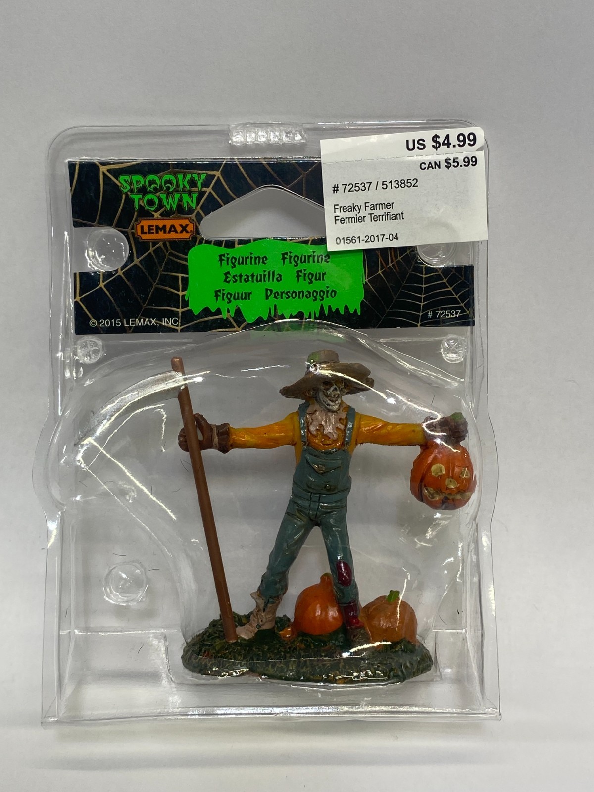 Lemax Spooky Town Freaky Farmer #72537 Halloween Scarecrow Figurine Lemax Spooky Town Freaky Farmer #72537 Halloween Scarecrow Figurine