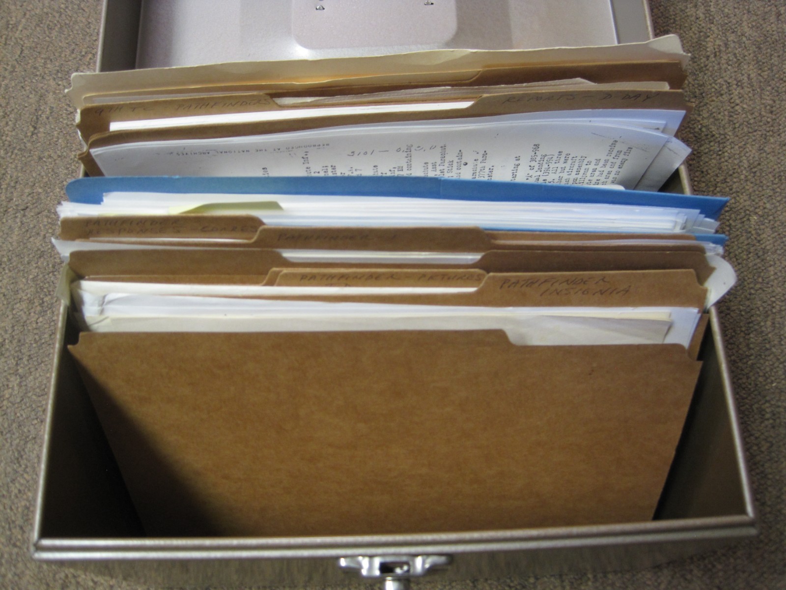 Large lot of research on WWII U.S. Pathfinder Operations