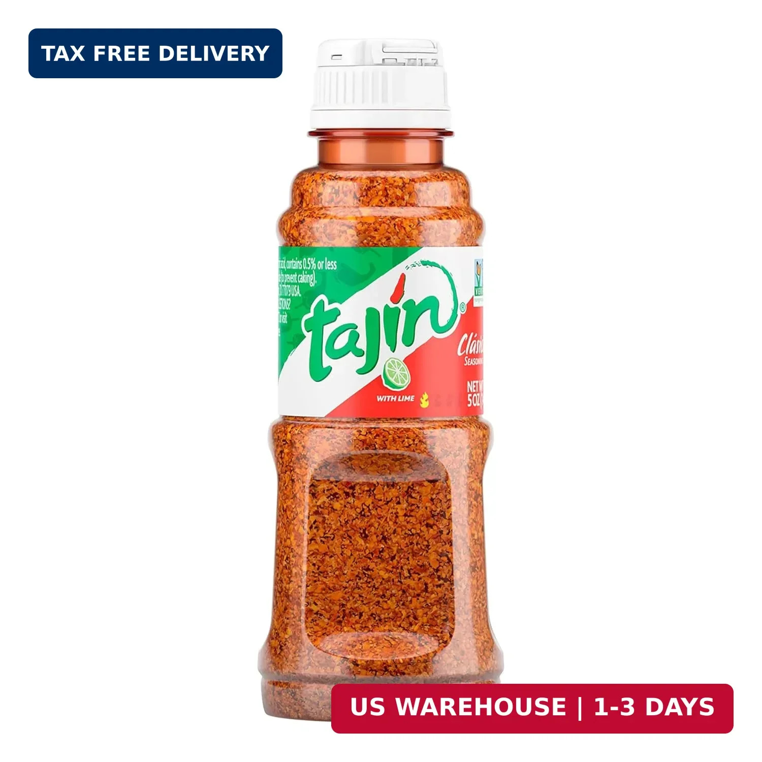 Tajin Clásico Seasoning, Authentic Mexican Chili Lime Spice Blend for Fruit, Sna