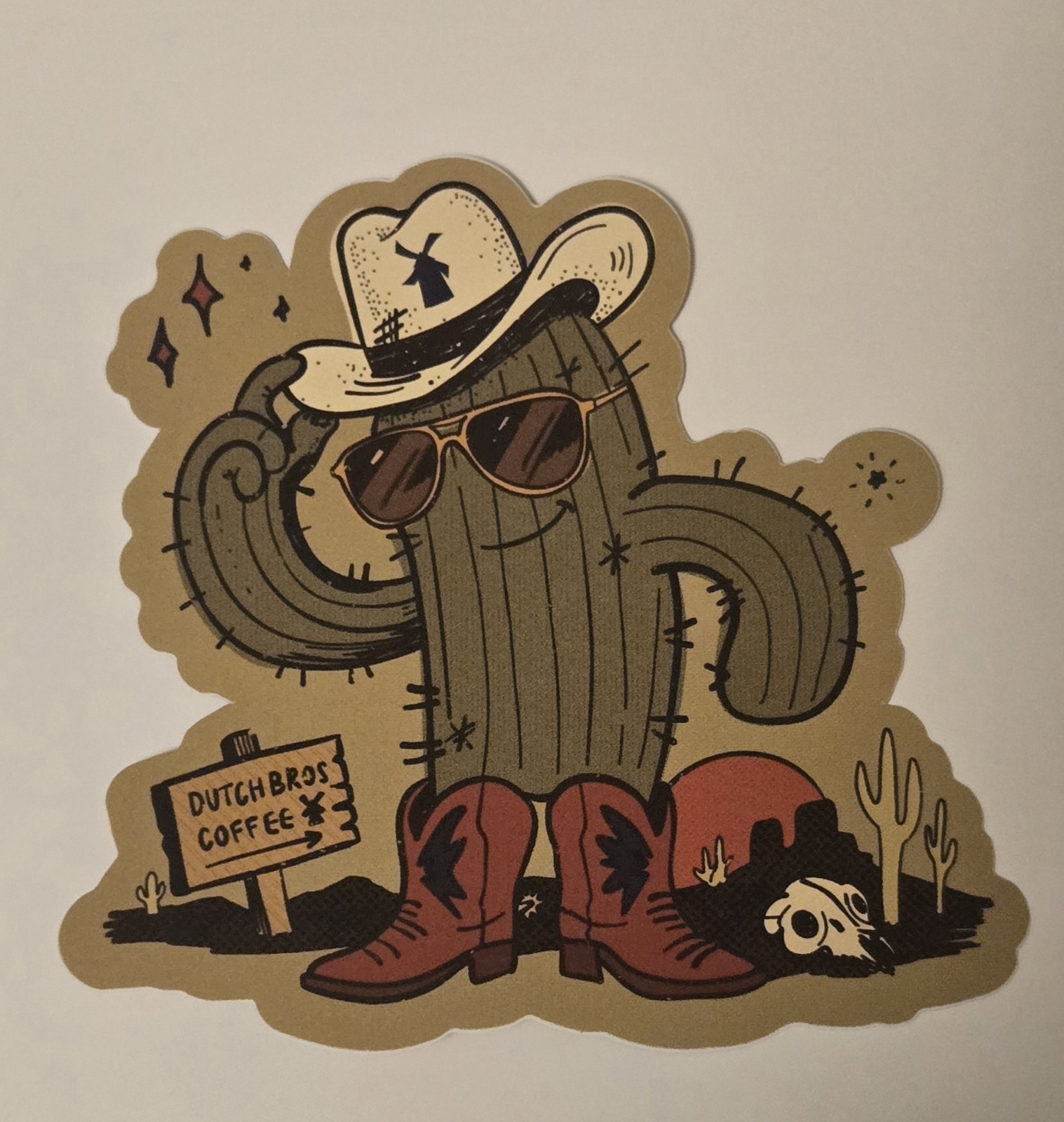 DUTCH BROS SEPT 22 2026 CACTUS STICKER 2ND CHANCE 1 Per Order