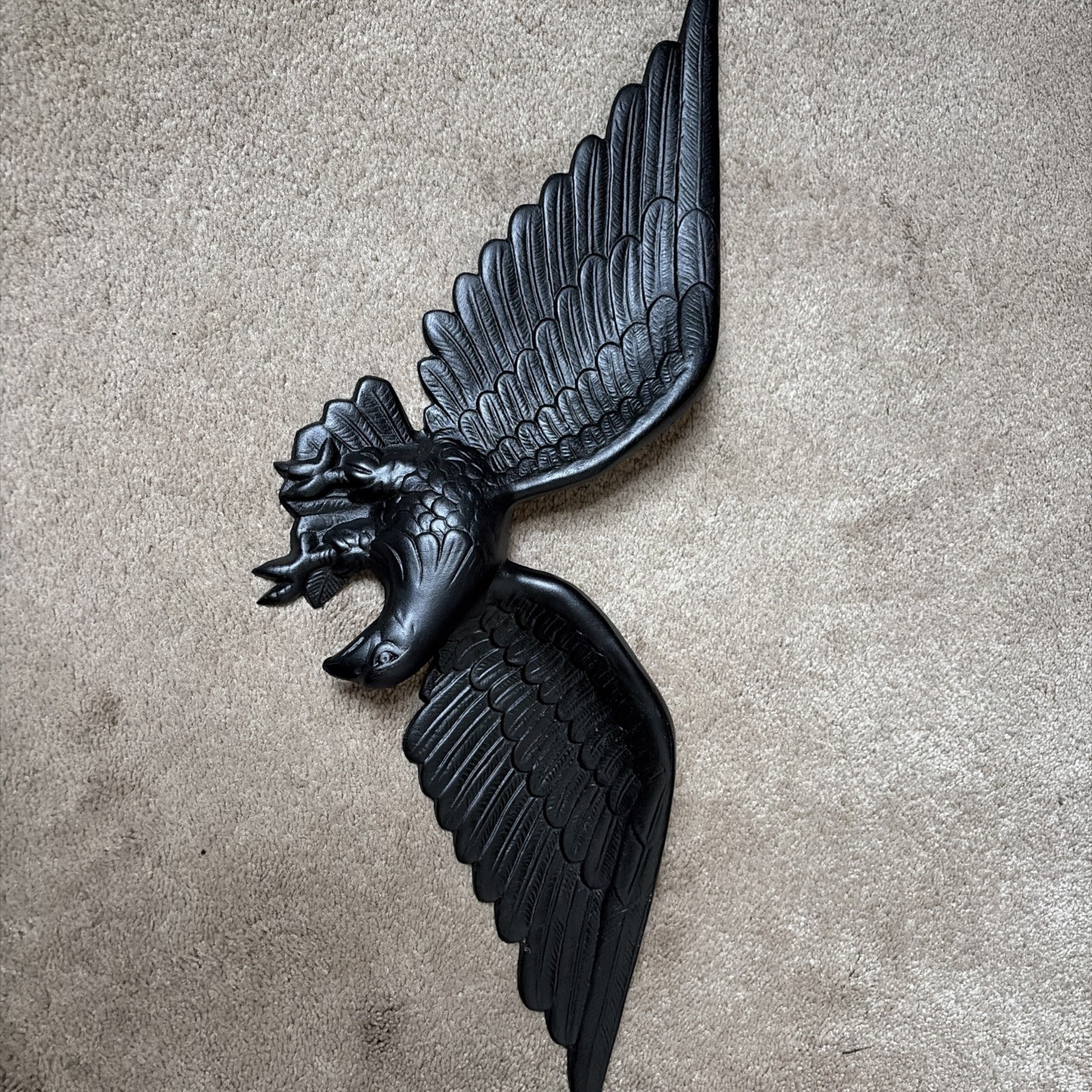Vintage Whitehall American Eagle Mid Century Metal Wall Decor Made in USA 23.5\