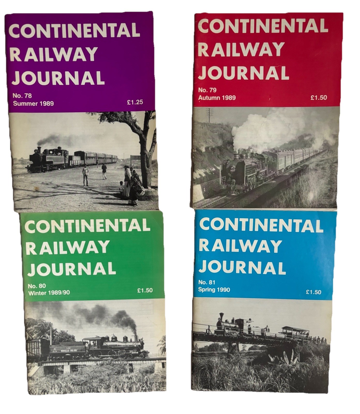 42 Continental Railway Journals Starting -  1989 - 2006.  Various Dates.