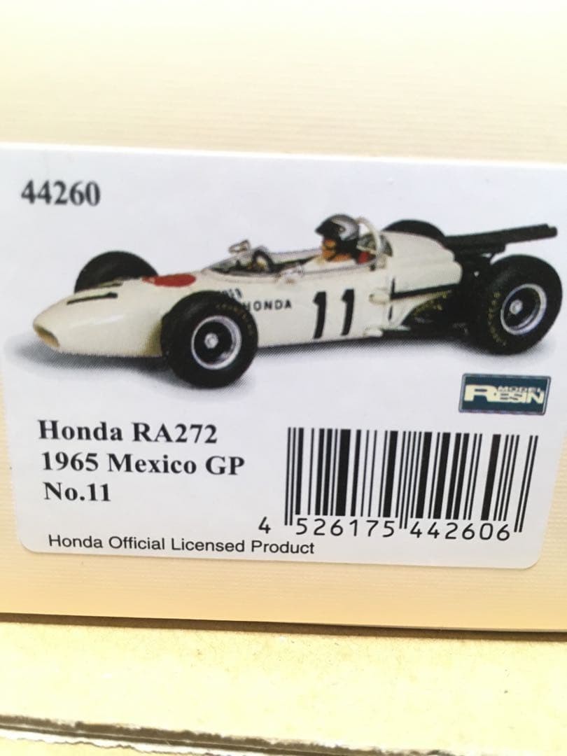 EBBRO Honda RA272 1965 Mexico GP No.11 F1 Car Model