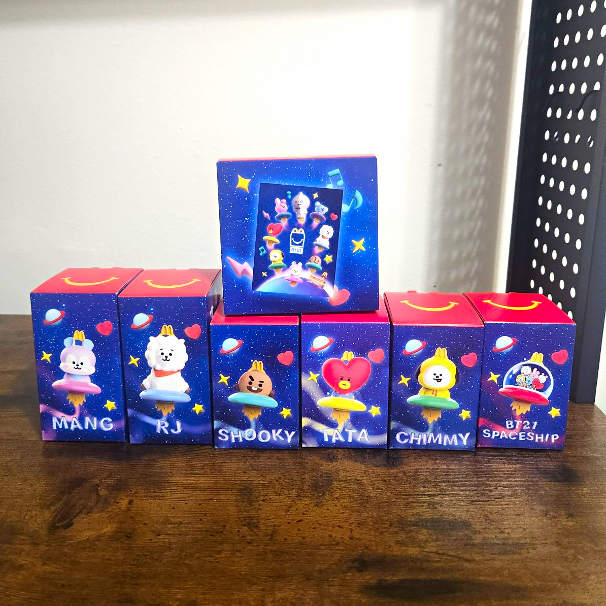 2026 McDONALD\'S X BTS BT21 HAPPY MEAL TOYS Set Of 7