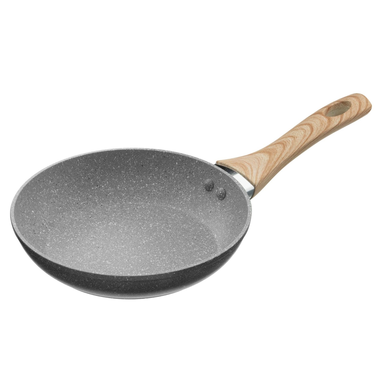 Takeda Corporation 20Cm Cooking/Frying Pan, Ih , Gray, Ih Gray Marble Frying Pa_