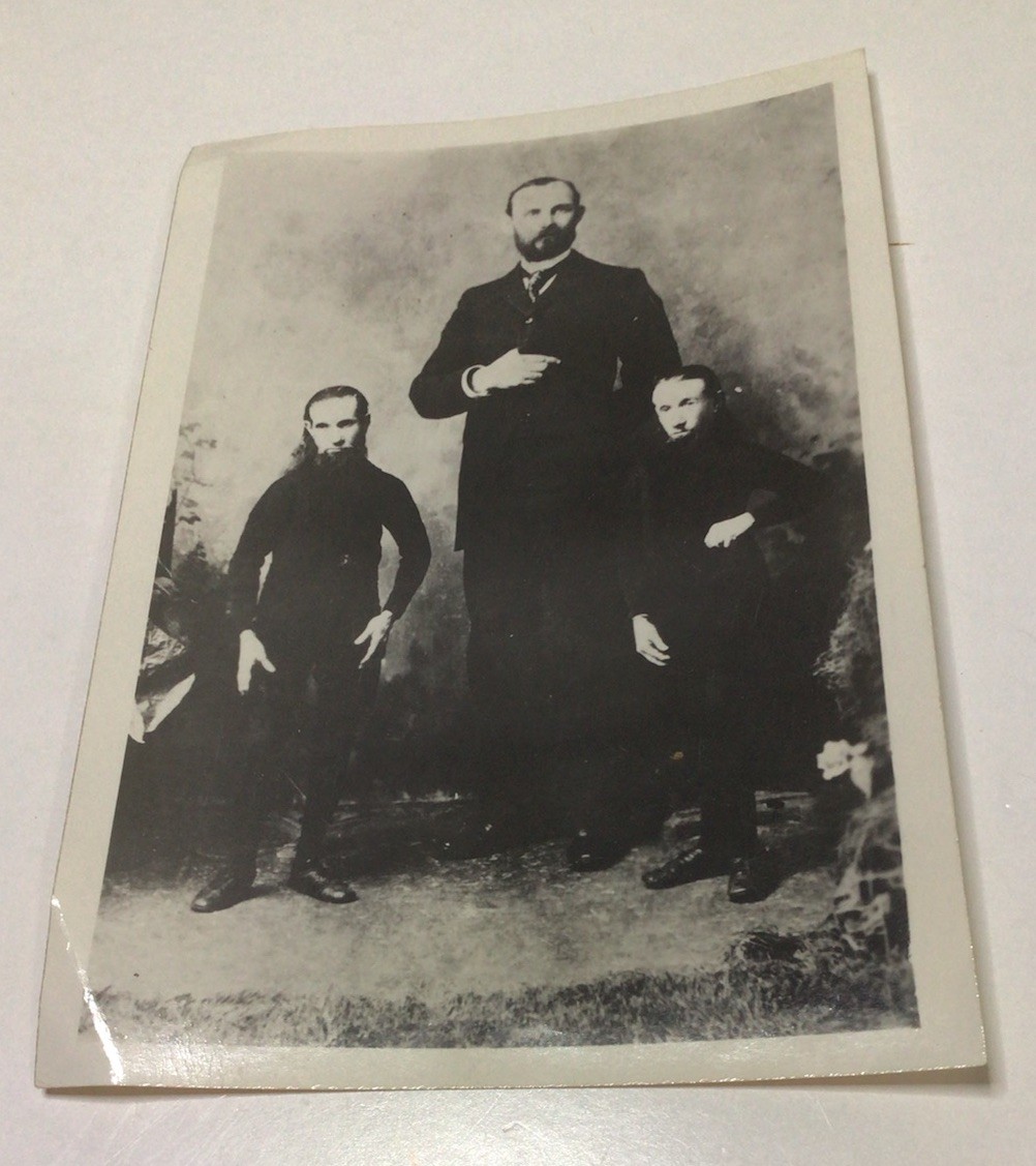 Waino Plutano The Wild Men Of Borneo Black White Photograph 5 3/4 In x 3 7/8 In
