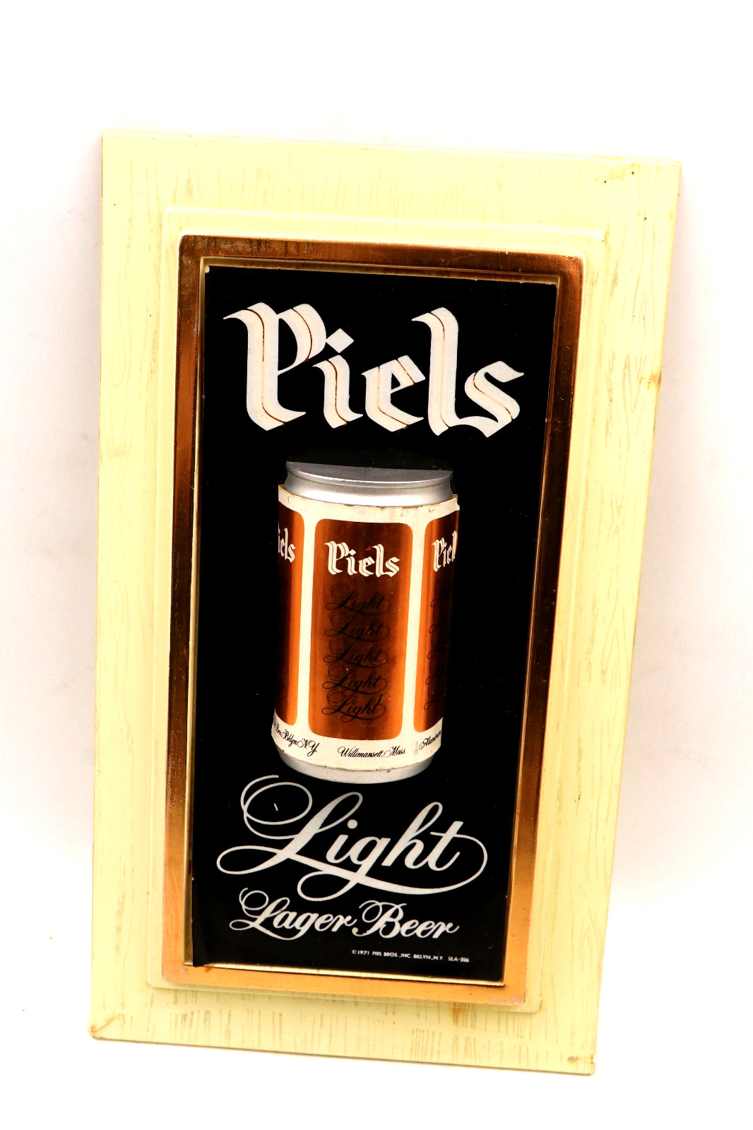 1971 Piels Light Lager Beer 3D Sign 15x9\