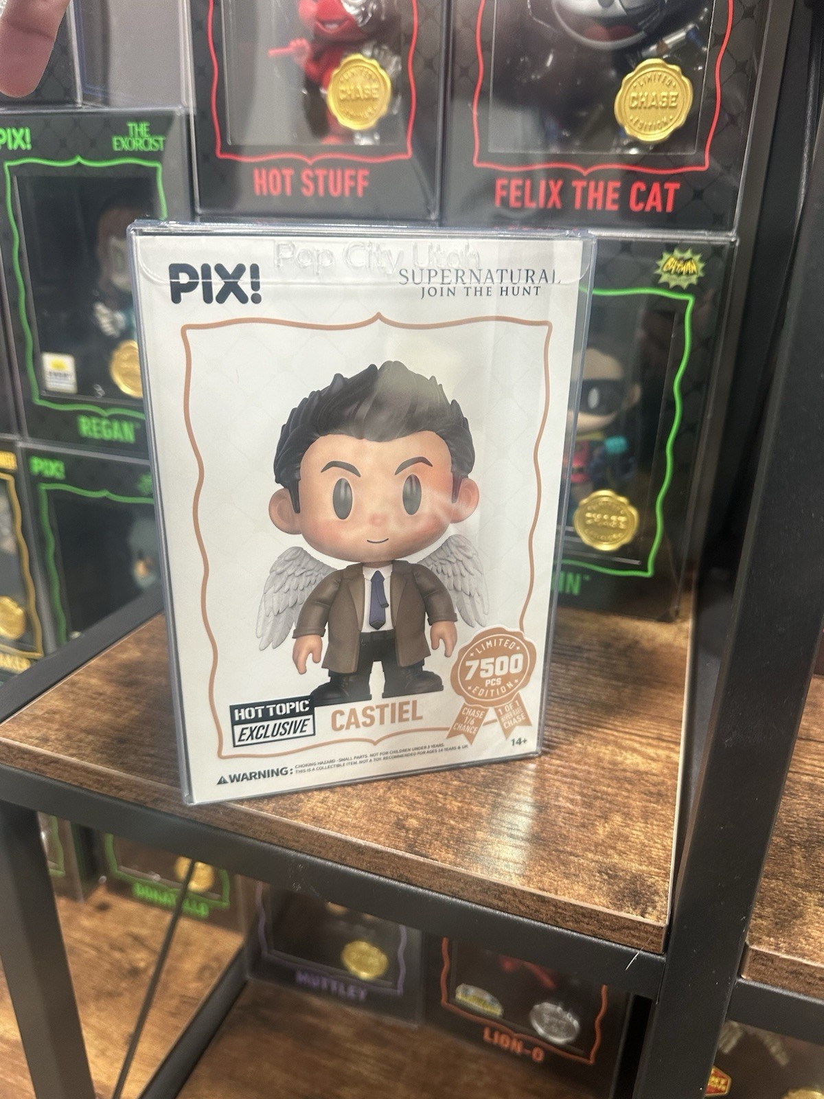 Thrilljoy PIX Supernatural Castiel Hot Topic Exclusive MINT W/Case And sleeve