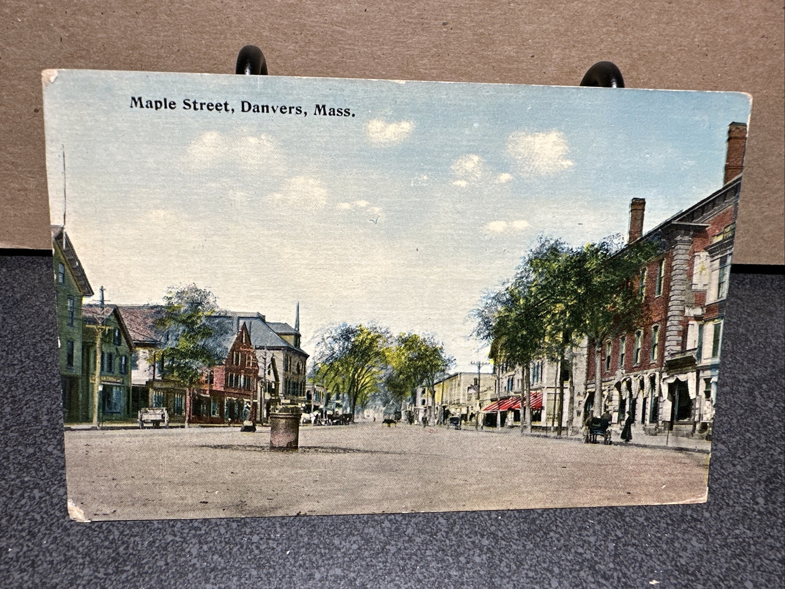 ￼ Maple Street Danvers, Massachusetts Postcard ￼￼
