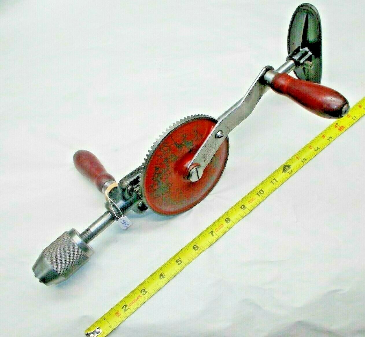 Brace, Nice Vtg Mohawk Shelburne Woodworkers Breast Brace / Drill, USA