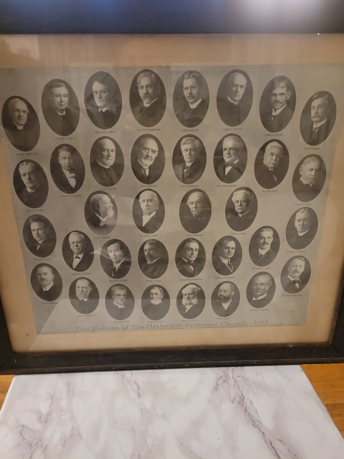 1913 Bishops of the Methodist Episcopal Church – Framed Historic Print – Isaiah 1913 Bishops of the Methodist Episcopal Church – Framed Historic Print – Isaiah