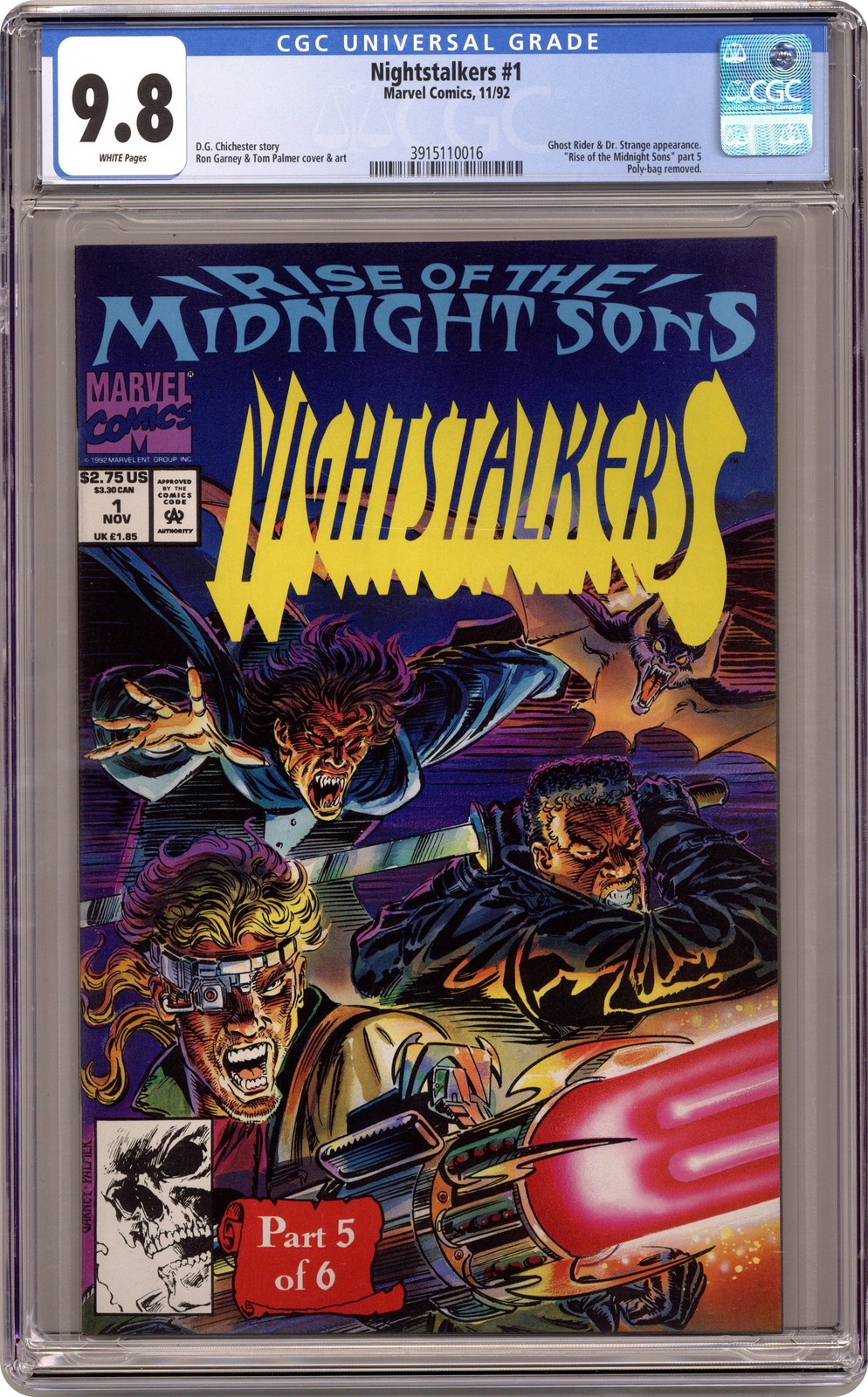 Nightstalkers 1U CGC 9.8 1992 3915110016