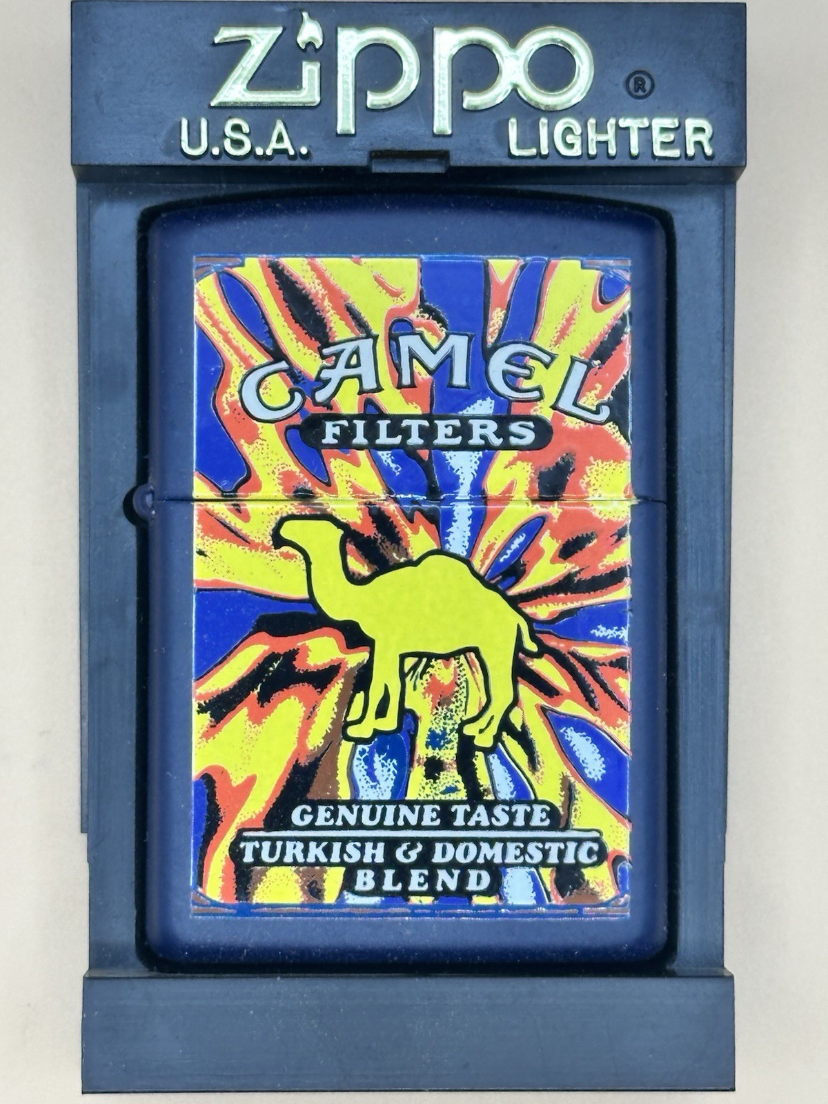 Vintage 1999 Camel Psychedelic Dust Storm Zippo Lighter New RJR Exclusive B43