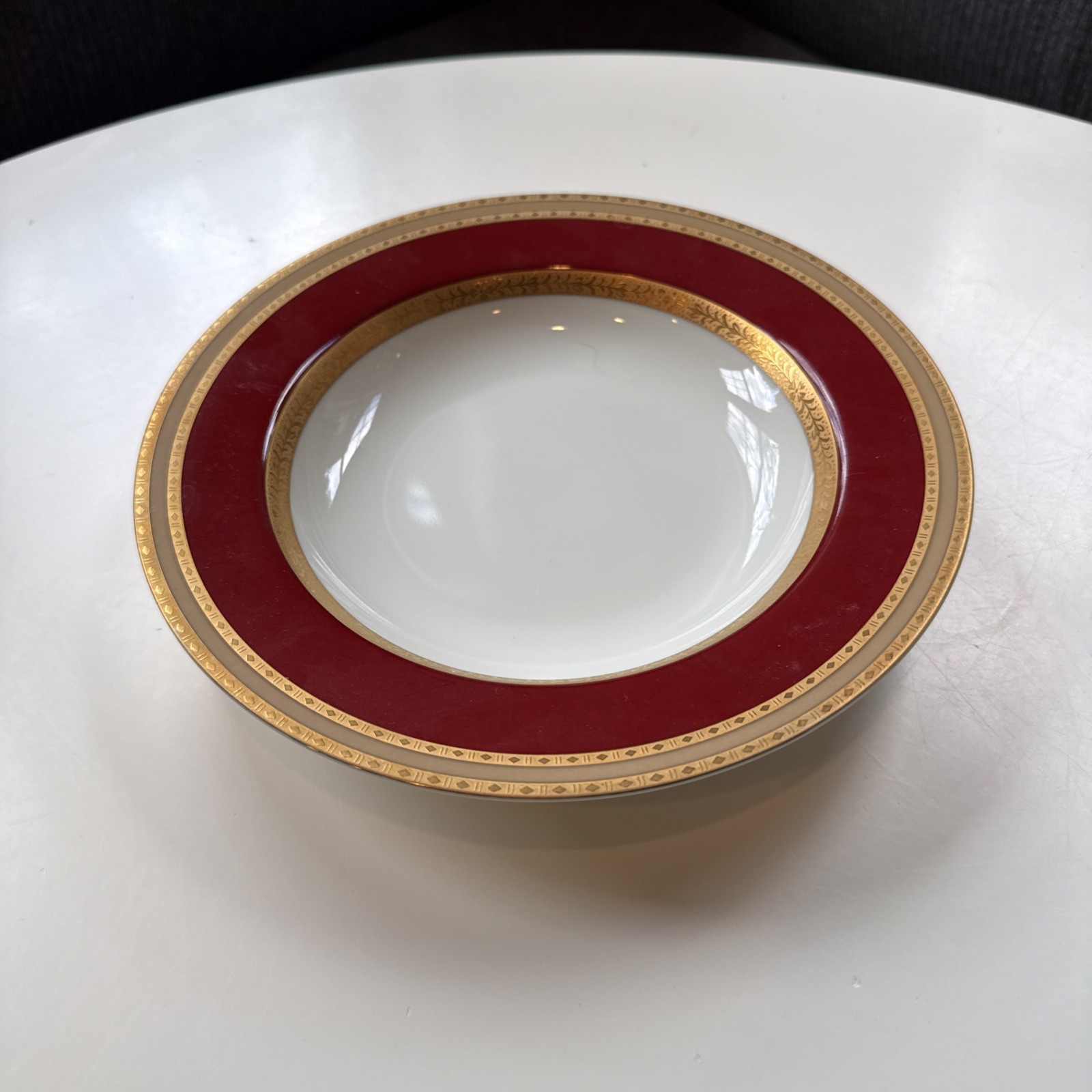Mikasa Grande Ivory French Embassy Red 8 1/2\