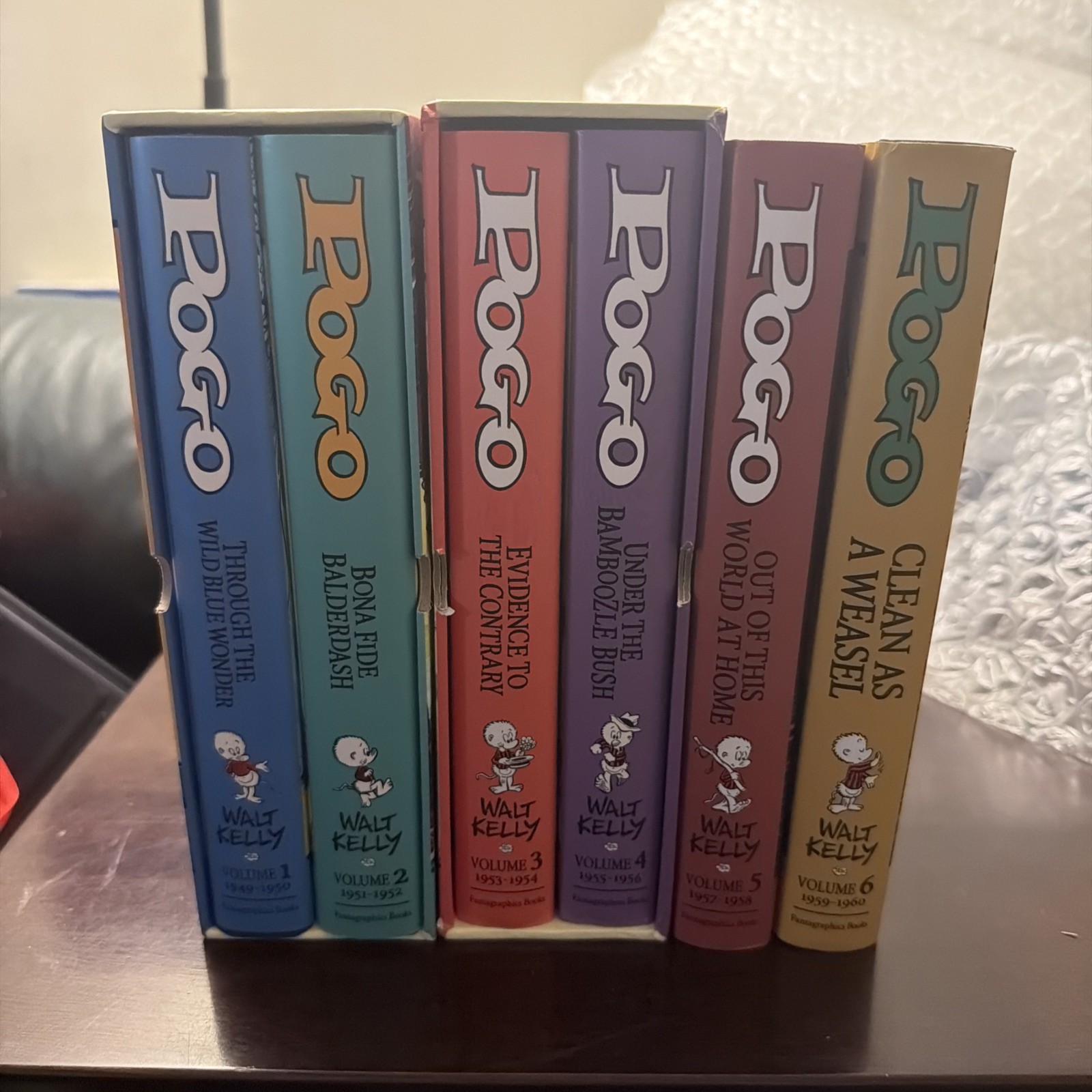 POGO Walt Kelly Fantagraphics Strips Complete Series Vol 1-6 HC Mint